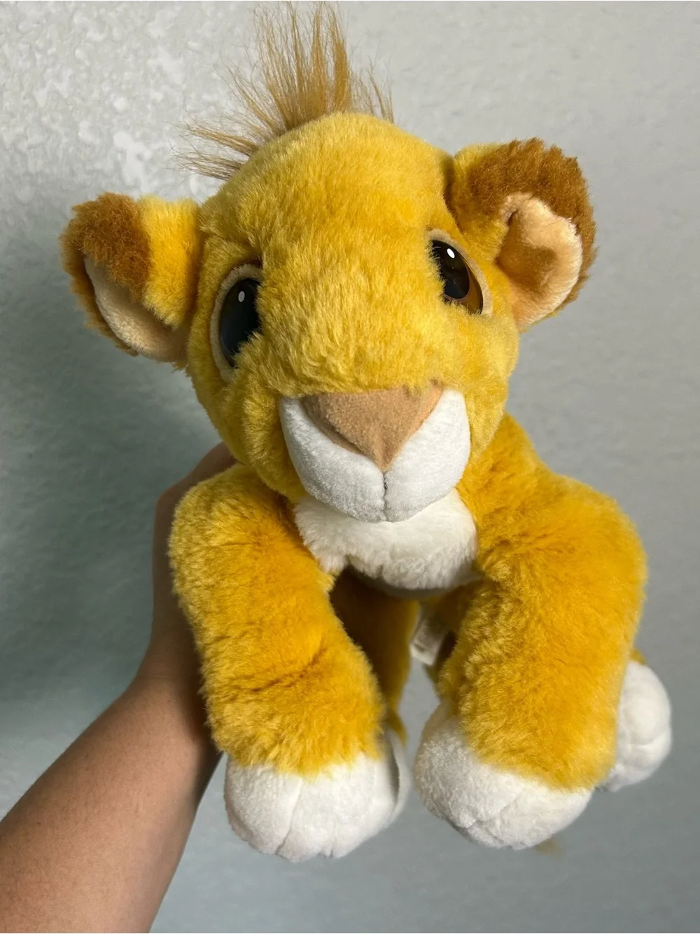 Vintage Mattel 1993 Floppy Simba Lion King Plush